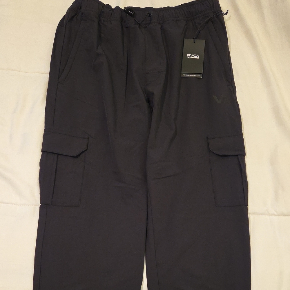 RVCA Black Cargo Pants with Timeless Appeal
